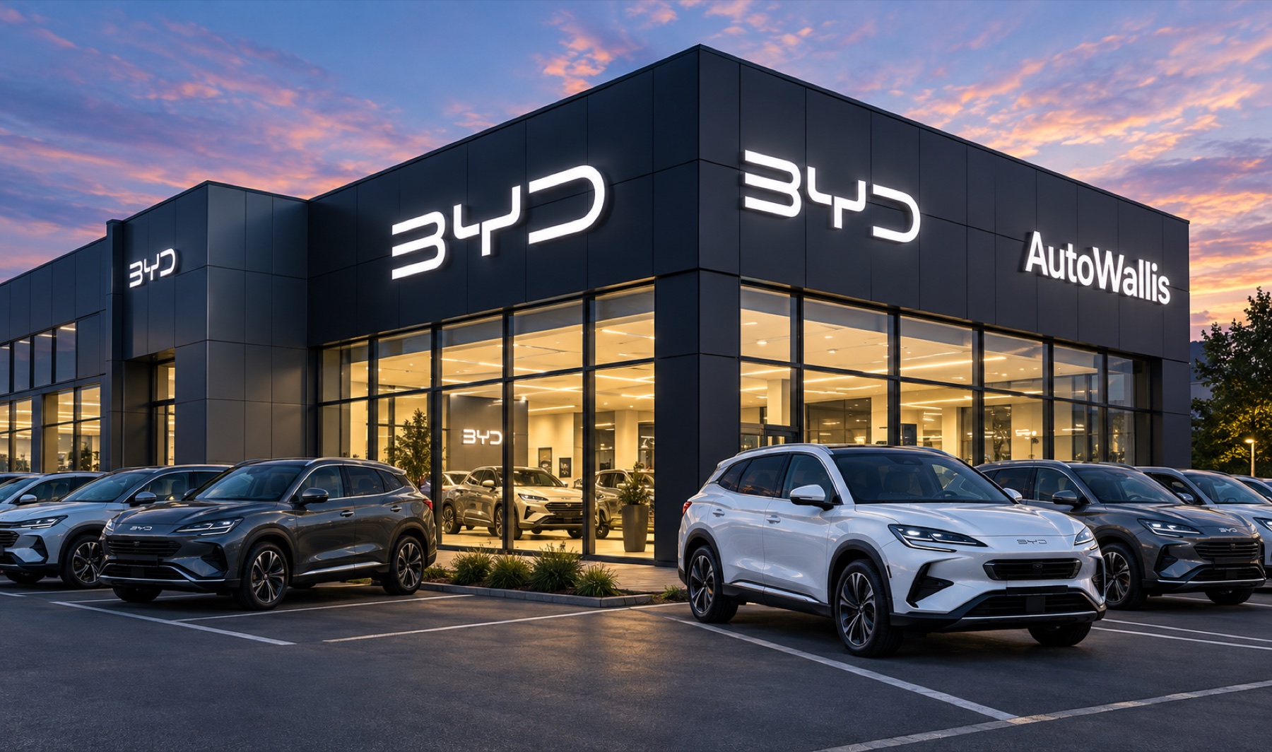 Showroom BYD AutoWallis v Českých Budějovicích